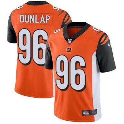Nike Cincinnati Bengals #96 Carlos Dunlap Orange Alternate Stitched NFL Vapor Untouchable Limited Jersey