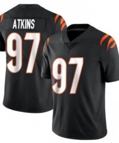 Nike Cincinnati Bengals #97 Geno Atkins Black Nike Vapor Limited Jersey