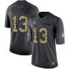 Nike Cleveland Browns #13 Odell Beckham Jr Black Stitched NFL Limited 2016 Salute to Service Jersey