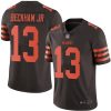 Nike Cleveland Browns #13 Odell Beckham Jr Brown Stitched NFL Limited Rush Jersey