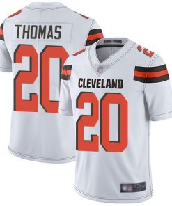 Nike Cleveland Browns #20 Tavierre Thomas White Stitched NFL Vapor Untouchable Limited Jersey