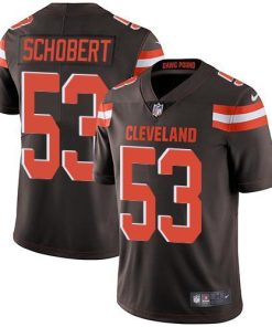 Nike Cleveland Browns #53 Joe Schobert Brown Team Color Stitched NFL Vapor Untouchable Limited Jersey