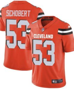 Nike Cleveland Browns #53 Joe Schobert Orange Alternate Stitched NFL Vapor Untouchable Limited Jersey
