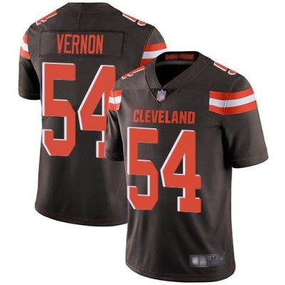 Nike Cleveland Browns #54 Olivier Vernon Brown Team Color Stitched NFL Vapor Untouchable Limited Jersey