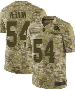 Nike Cleveland Browns #54 Olivier Vernon Camo Stitched NFL Limited 2018 Salute To Service Jersey
