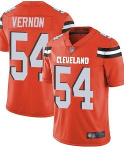 Nike Cleveland Browns #54 Olivier Vernon Orange Alternate Stitched NFL Vapor Untouchable Limited Jersey