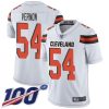 Nike Cleveland Browns #54 Olivier Vernon White Stitched NFL 100th Season Vapor Limited Jersey
