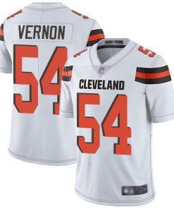 Nike Cleveland Browns #54 Olivier Vernon White Stitched NFL Vapor Untouchable Limited Jersey