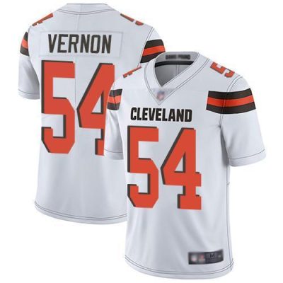 Nike Cleveland Browns #54 Olivier Vernon White Stitched NFL Vapor Untouchable Limited Jersey