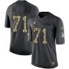 Nike Cleveland Browns #71 Jedrick Wills JR Black Stitched NFL Limited 2016 Salute to Service Jersey