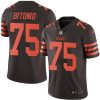 Nike Cleveland Browns #75 Joel Bitonio Brown Stitched NFL Limited Rush Jersey