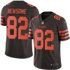 Nike Cleveland Browns #82 Ozzie Newsome Brown Stitched NFL Limited Rush Jersey