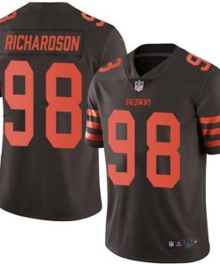 Nike Cleveland Browns #98 Sheldon Richardson Brown Stitched NFL Limited Rush Jersey