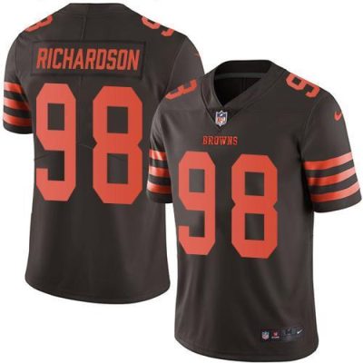 Nike Cleveland Browns #98 Sheldon Richardson Brown Stitched NFL Limited Rush Jersey