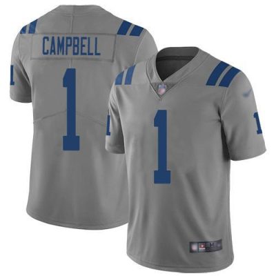 Nike Colts #1 Parris Campbell Gray Stitched NFL Limited Inverted Legend Jersey