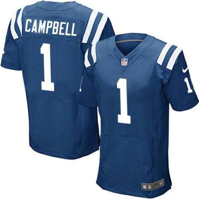 Nike Colts #1 Parris Campbell Royal Blue Team Color Stitched NFL Vapor Untouchable Elite Jersey