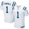 Nike Colts #1 Parris Campbell White Stitched NFL Elite Jersey