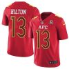 Nike Colts #13 T.Y. Hilton Red Stitched NFL Limited AFC 2017 Pro Bowl Jersey