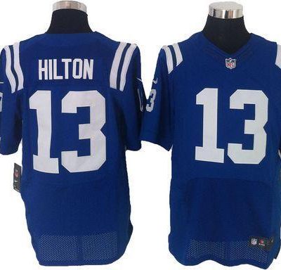 Nike Colts #13 T.Y. Hilton Royal Blue Team Color Stitched NFL Elite Jersey