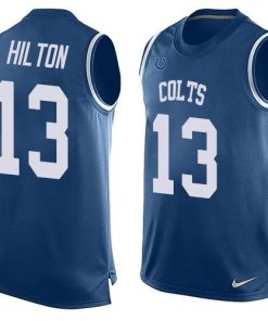 Nike Colts #13 T.Y. Hilton Royal Blue Team Color Stitched NFL Limited Tank Top Jersey