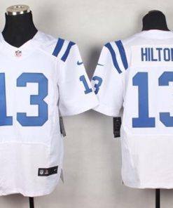 Nike Colts #13 T.Y. Hilton White Stitched NFL Elite Jersey