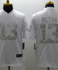 Nike Colts #13 T.Y. Hilton White Stitched NFL Limited Platinum Jersey