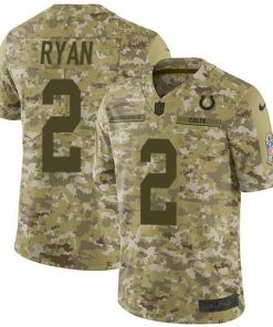 Nike Colts #2 Matt Ryan Camo Stitched NFL Limited 2018 Salute To Service Jersey