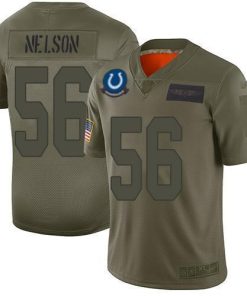 Nike Colts #56 Quenton Nelson Camo Stitched NFL Limited 2019 Salute To Service Jersey