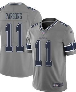 Nike Cowboys #11 Micah Parsons Gray Stitched NFL Limited Inverted Legend Jersey