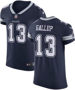 Nike Cowboys #13 Michael Gallup Navy Blue Team Color Stitched NFL Vapor Untouchable Elite Jersey