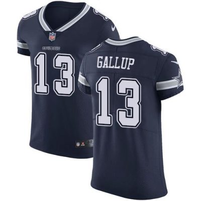 Nike Cowboys #13 Michael Gallup Navy Blue Team Color Stitched NFL Vapor Untouchable Elite Jersey