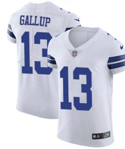 Nike Cowboys #13 Michael Gallup White Stitched NFL Vapor Untouchable Elite Jersey