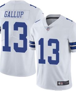Nike Cowboys #13 Michael Gallup White Stitched NFL Vapor Untouchable Limited Jersey