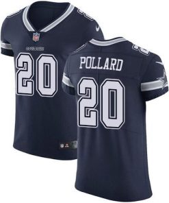 Nike Cowboys #20 Tony Pollard Navy Blue Team Color Stitched NFL Vapor Untouchable Elite Jersey
