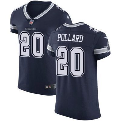 Nike Cowboys #20 Tony Pollard Navy Blue Team Color Stitched NFL Vapor Untouchable Elite Jersey