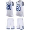 Nike Cowboys #20 Tony Pollard White Stitched NFL Limited Tank Top Suit Jersey