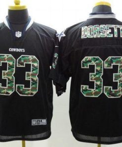 Nike Cowboys #33 Tony Dorsett Black Stitched NFL Elite Camo Fashion Jersey
