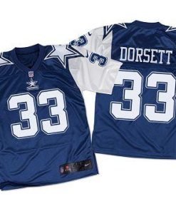 Nike Cowboys #33 Tony Dorsett Navy Blue/White Throwback Stitched NFL Elite Jersey
