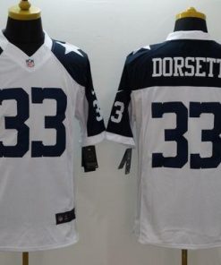 Nike Cowboys #33 Tony Dorsett White Thanksgiving Throwback Stitched NFL Limited Jersey