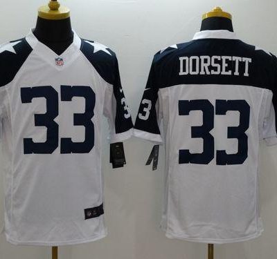 Nike Cowboys #33 Tony Dorsett White Thanksgiving Throwback Stitched NFL Limited Jersey