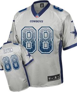 Nike Cowboys #88 Michael Irvin Grey Stitched NFL Elite Drift Fashion Jersey