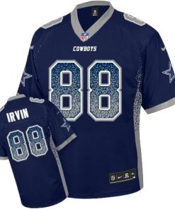 Nike Cowboys #88 Michael Irvin Navy Blue Team Color Stitched NFL Elite Drift Fashion Jersey