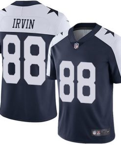Nike Cowboys #88 Michael Irvin Navy Blue Thanksgiving Stitched NFL Vapor Untouchable Limited Throwback Jersey