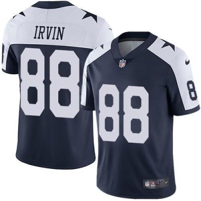 Nike Cowboys #88 Michael Irvin Navy Blue Thanksgiving Stitched NFL Vapor Untouchable Limited Throwback Jersey