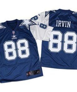 Nike Cowboys #88 Michael Irvin Navy Blue/White Throwback Stitched NFL Elite Jersey