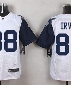 Nike Cowboys #88 Michael Irvin White Stitched NFL Elite Rush Jersey