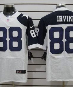 Nike Cowboys #88 Michael Irvin White Thanksgiving Throwback Stitched NFL Elite Jersey