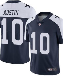 Nike Dallas Cowboys #10 Tavon Austin Navy Blue Thanksgiving Stitched NFL Vapor Untouchable Limited Throwback Jersey