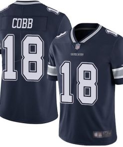 Nike Dallas Cowboys #18 Randall Cobb Navy Blue Team Color Stitched NFL Vapor Untouchable Limited Jersey