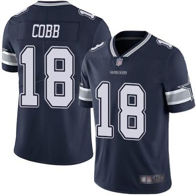 Nike Dallas Cowboys #18 Randall Cobb Navy Blue Team Color Stitched NFL Vapor Untouchable Limited Jersey